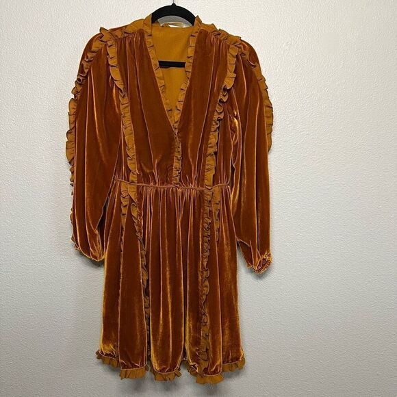 Ulla Johnson Erika Dress in Sandstone - Picture 4 of 12